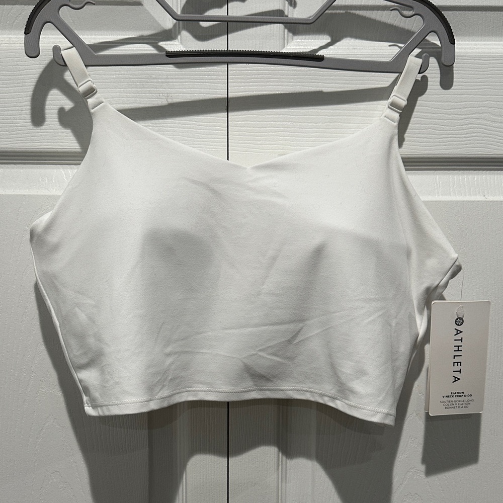 NWT - Athleta Women's Elation V-Neck Crop D-DD- sz 1x
